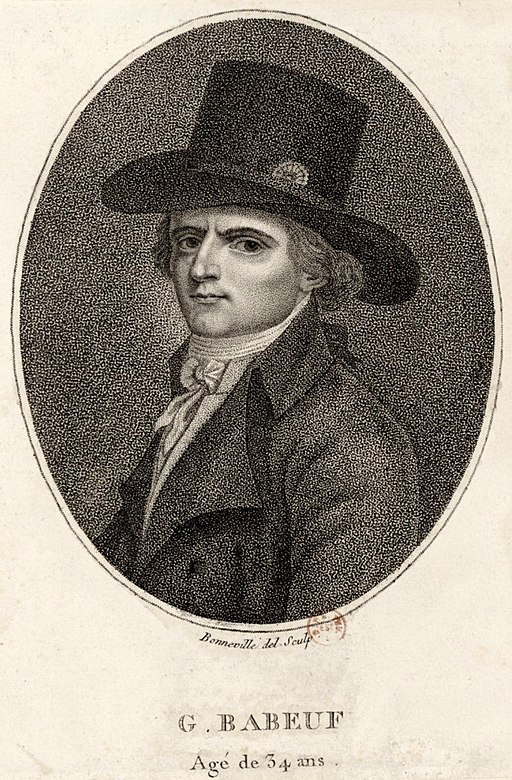Gracchus Babeuf, gravure de François Bonneville, 1794.