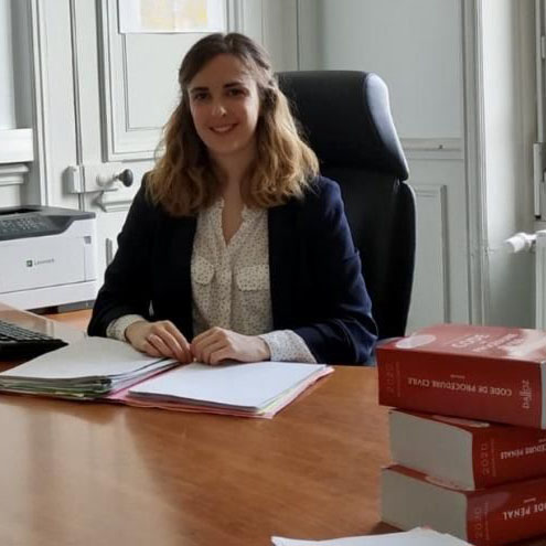 Pauline Poitevineau, ancienne étudiante de l'ICES aujourd'hui juge des enfants