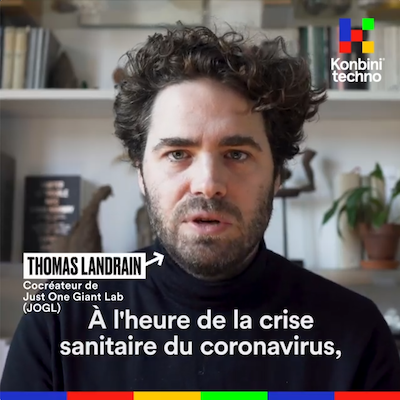 Thomas Landrain, co-fondateur du projet JOGL
