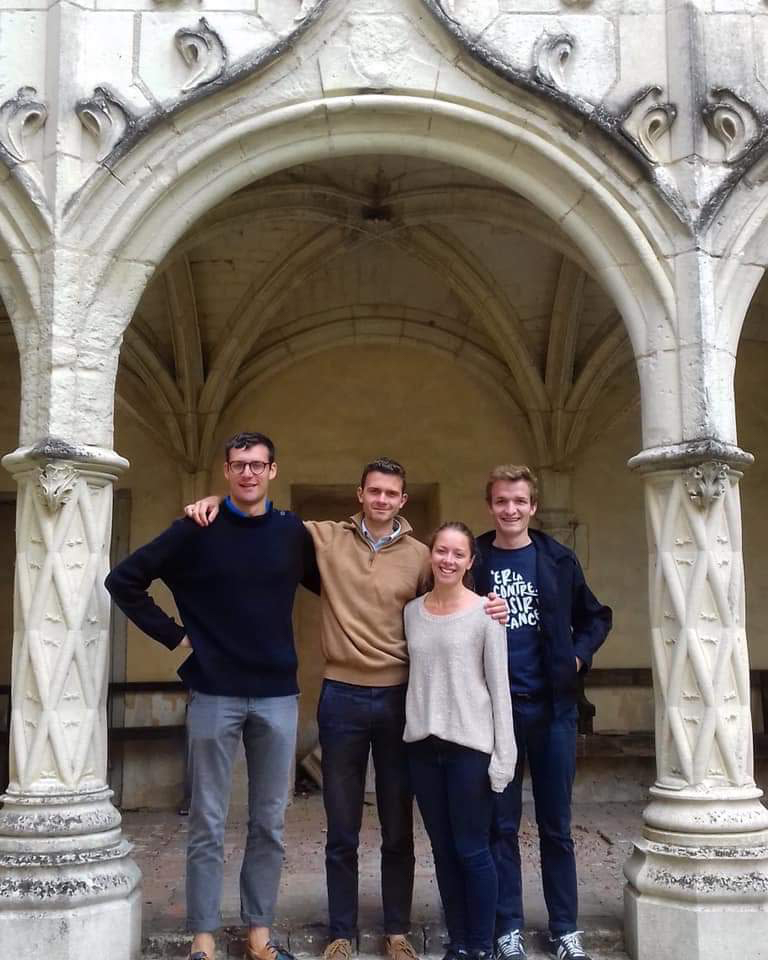 L'équipe de l'association Arcade, restauration du patrimoine