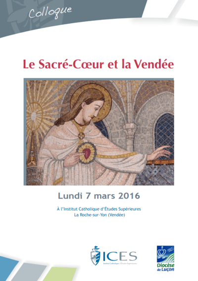 Colloque à l'ICES - Sacré Coeur et Vendée