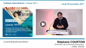 Podcast du colloque International "L'année 1917"