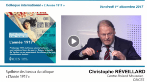Podcast du colloque International "L'année 1917"