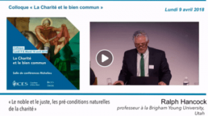 Podcast du colloque à l'ICES "La charité et le bien commun"