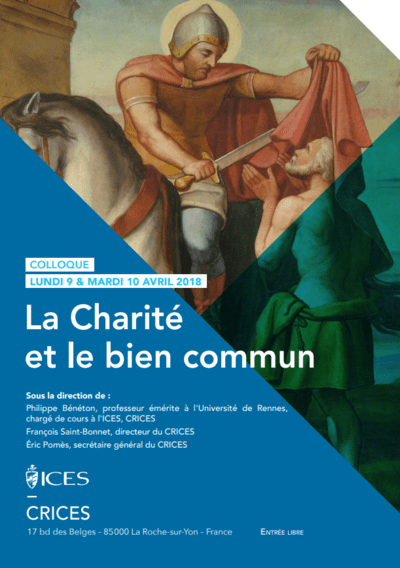 Colloque à l'ICES - "La charité et le bien commun"