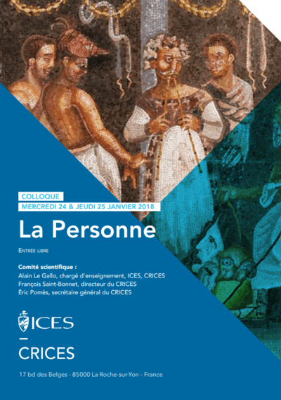 Colloque à l'ICES - La Personne