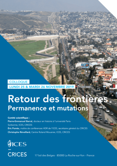 Colloque à l'ICES - Retour des frontières