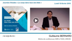 Podcast de la journée d'études de l'ICES "Le corps dans tous ses états"