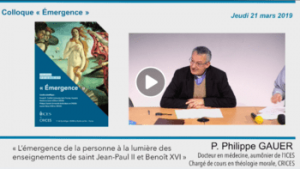 Podcast du colloque de l'ICES : "Émergence"