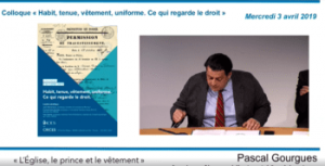 Podcast du colloque de l'ICES : "Habit, vetement... droit..."