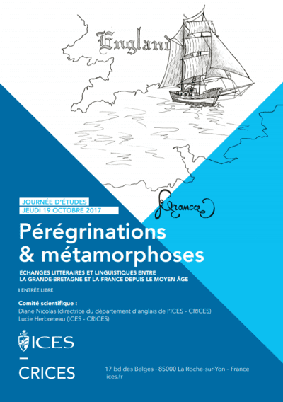 Journée d'Études à l'ICES : Pégrinisatons & métamorphoses