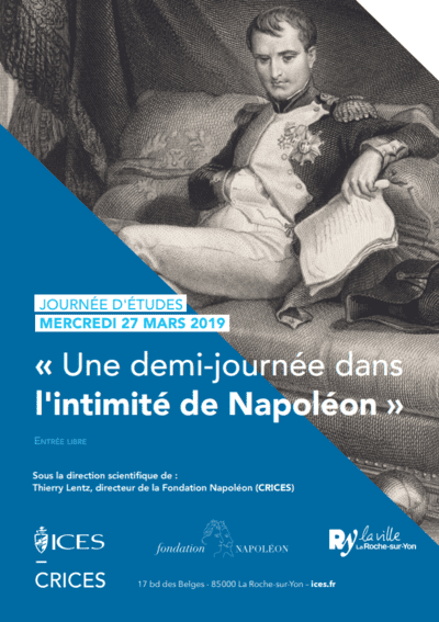 Journée d'Études à l'ICES "L'intimité de Napoléon"