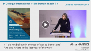 Podcast du colloque International "1918 : Demain la paix ?"