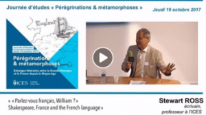 Podcast de la journée d'études à l'ICES "Pérégrinations et métamorphoses..."