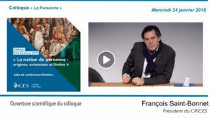 Podcast du colloque "La Personne"