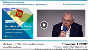 Podcast du colloque International de l'ICES "Le retour de la Russie..."