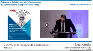 Podcast du colloque de l'ICES : "Solidarnosc..."