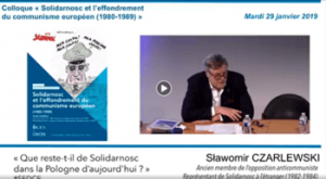 Podcast du colloque de l'ICES : "Solidarnosc..."