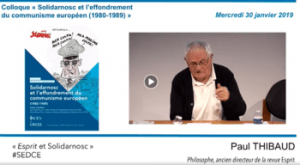 Podcast du colloque de l'ICES : "Solidarnosc..."