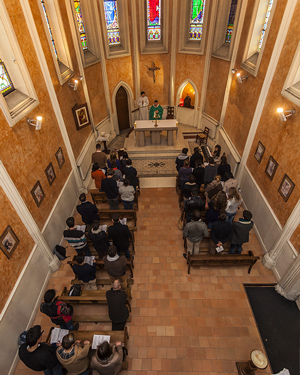 La chapelle Miséricorde est le coeur spirituel de l'ICES