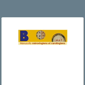 visuel Manuscrits mérovingiens et carolingiens