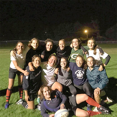 L'équipe Blues Bees : rugby féminin à l'ICES