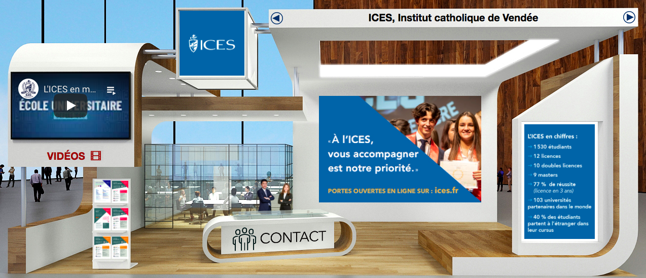 Stand ICES - Salon virtuel L'Étudiant