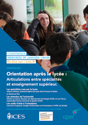 Conférence APEL Orientation Spécialités Lycée