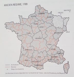 Divisions religieuses de l'Ancien Régime