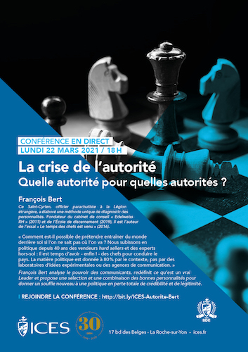 Conférence ICES Autorité François Bert