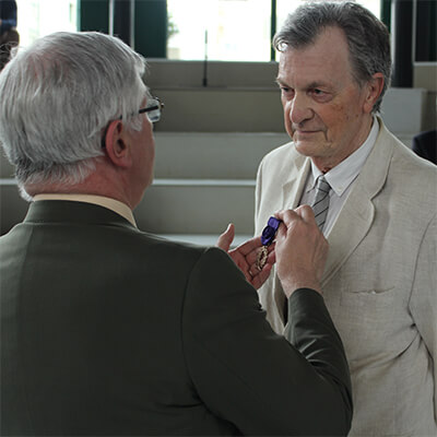 Remise des palmes académiques à Alain Le Gallo