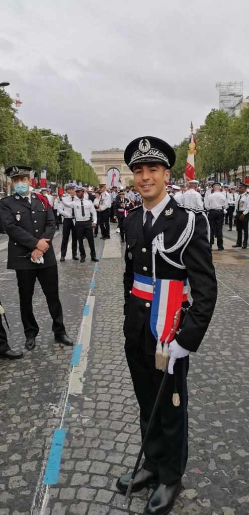 Corentin G. Élève Commissaire De Police À L'école De Police Lors Du 14 Juillet