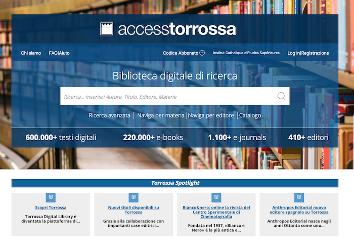 Torrossa Web