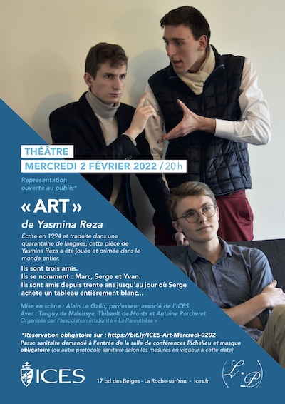 ICES Théâtre Art Yasmina Reza