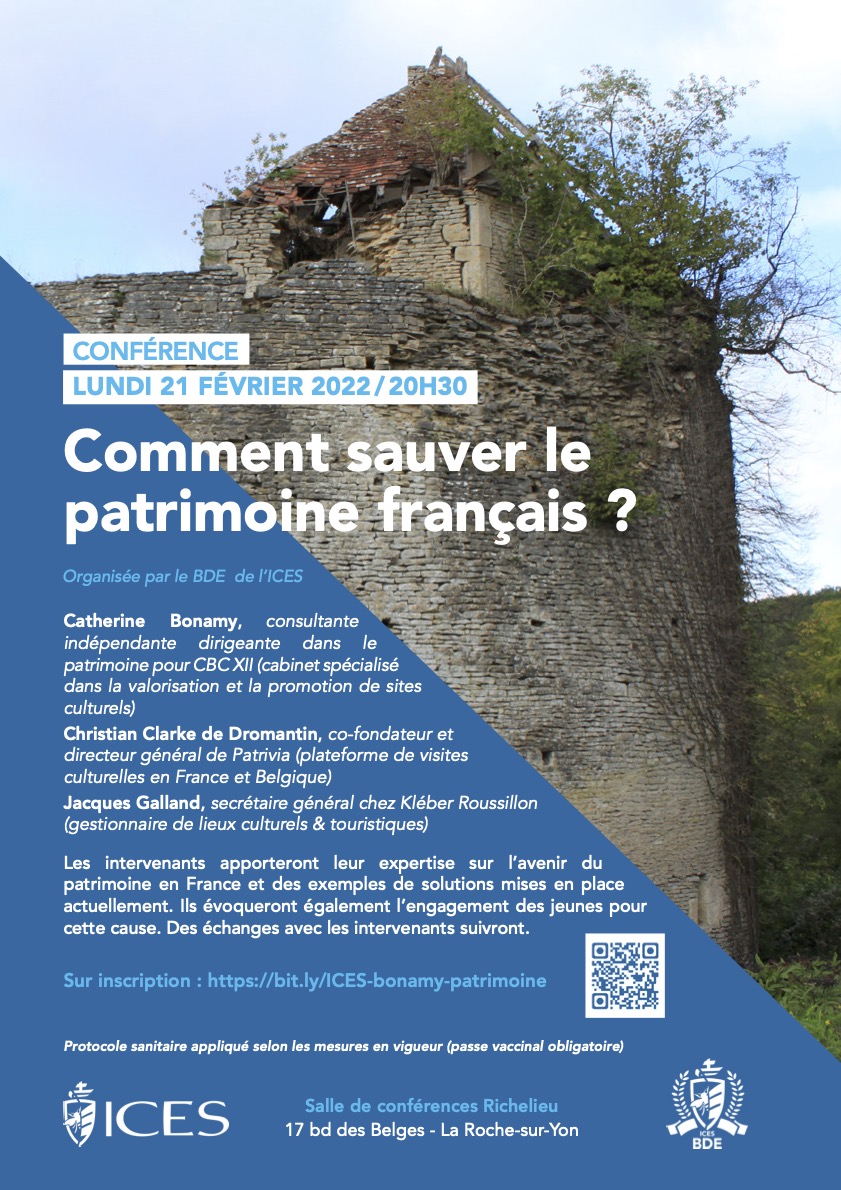 220221 Conférence Comment Sauver La Patrimoine Français