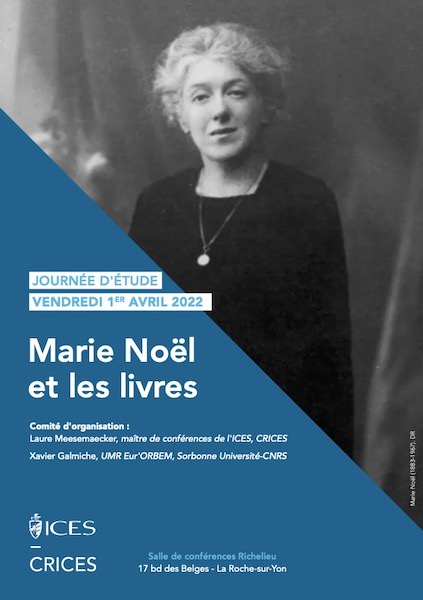 220401 Colloque Marie Noël Et Les Livres