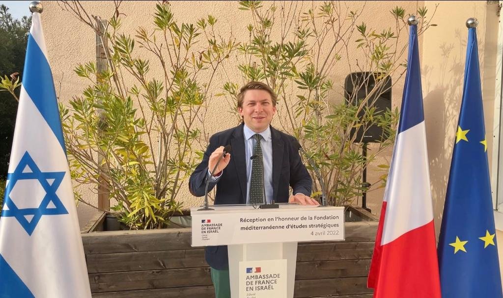 Gonzague de Chantérac stagiaire INSP à l'Ambassade de France en Israël