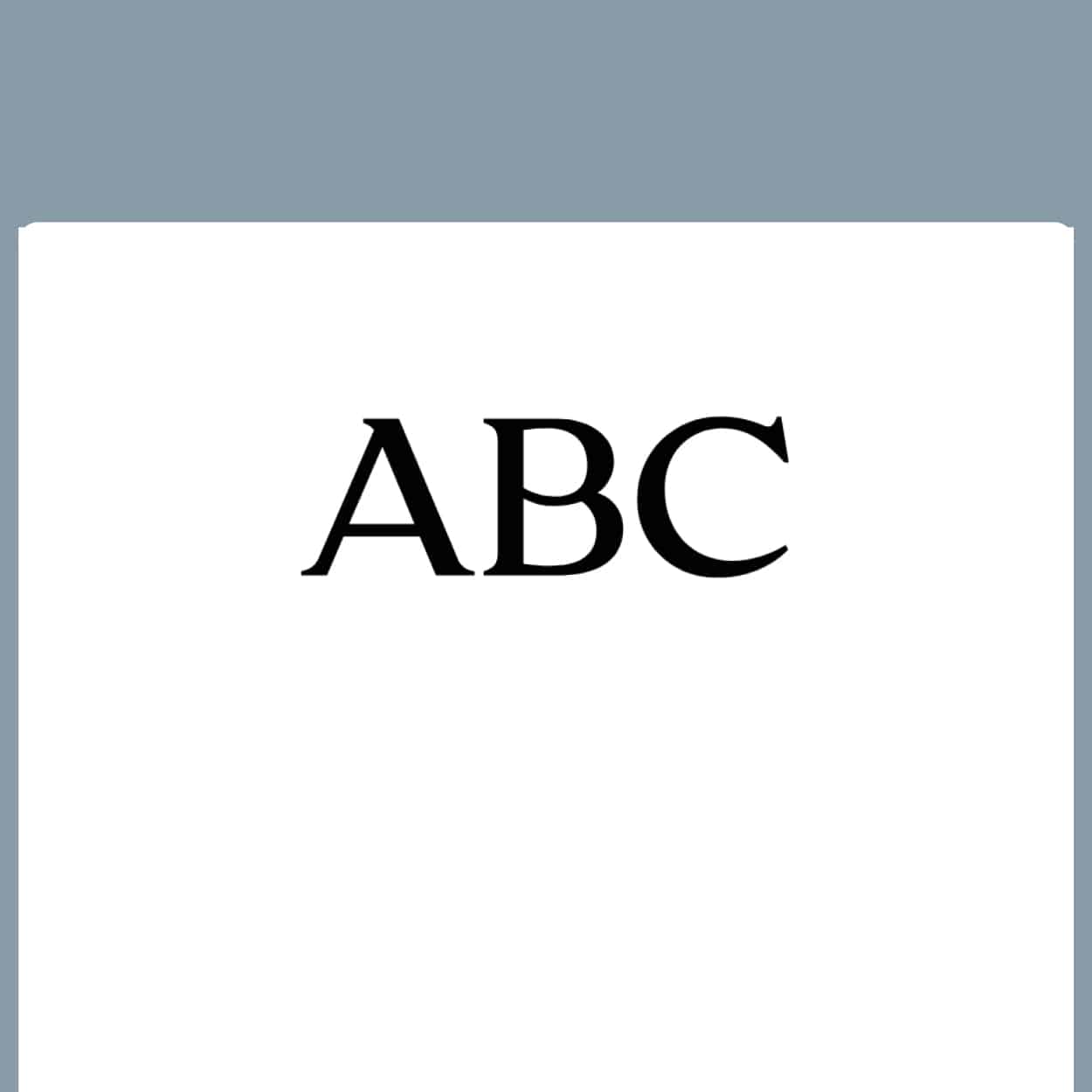 visuel ABC