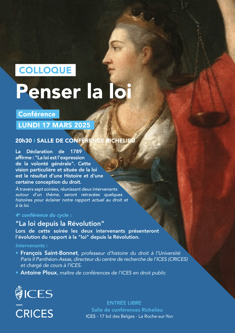 La Loi Depuis La Revolution Colloque Penser La Loi