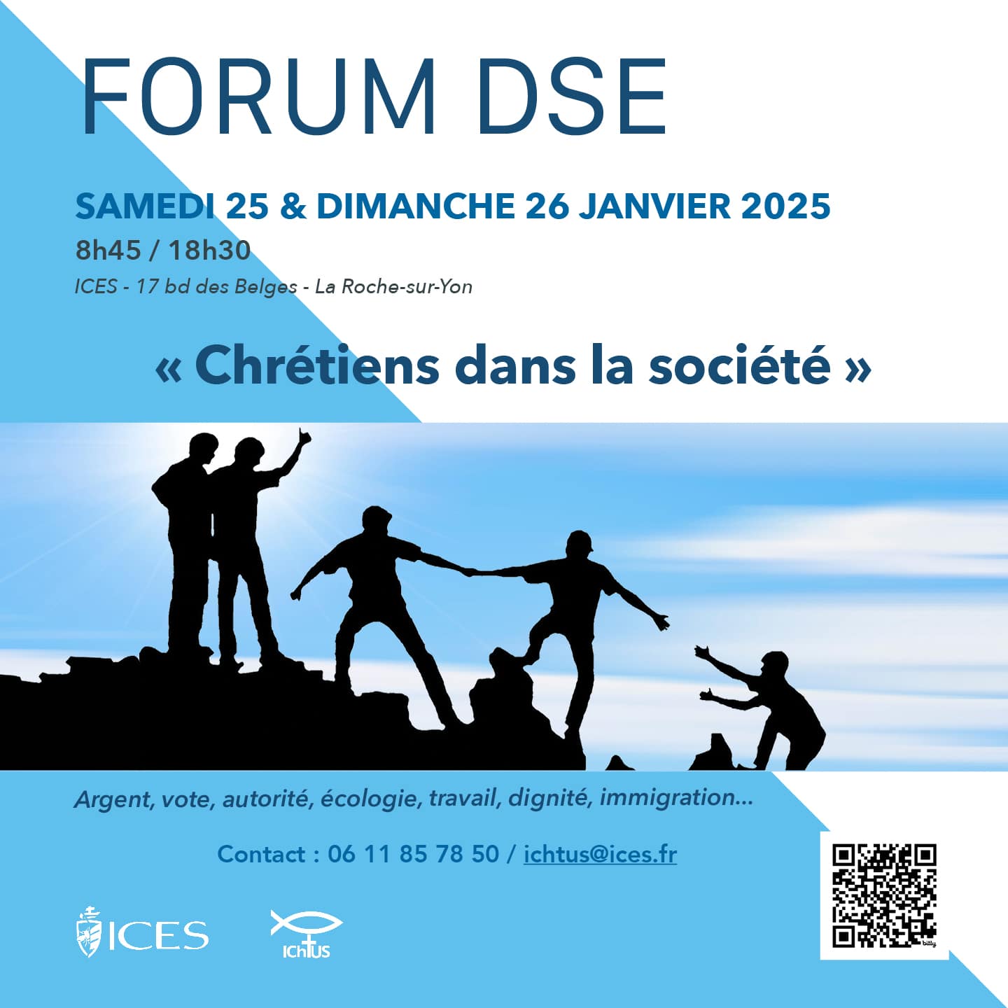 Le Forum DSE permet de découvrir la Doctrine Sociale de l'Église et ses applications concrètes