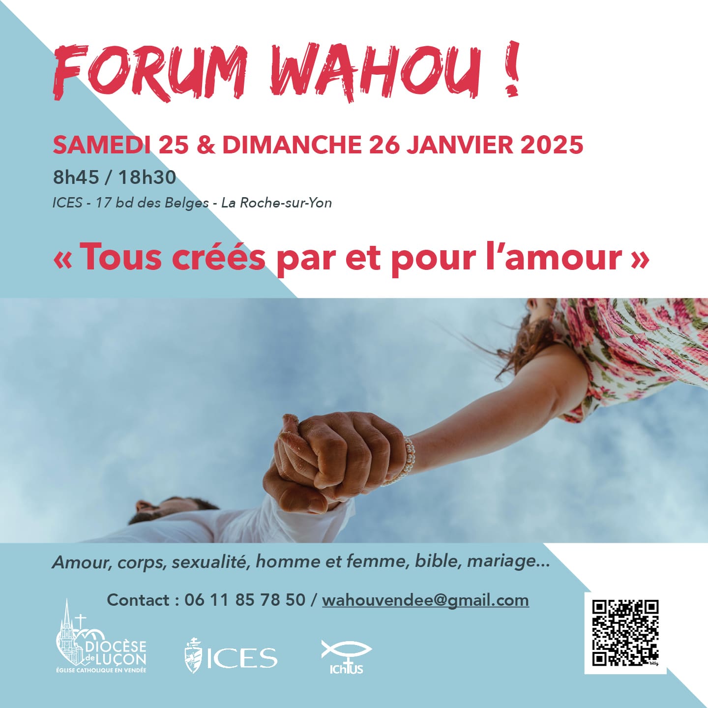 L'ICES partenaire du Forum Wahou sur l'amour humain et l'anthropologie chrétienne
