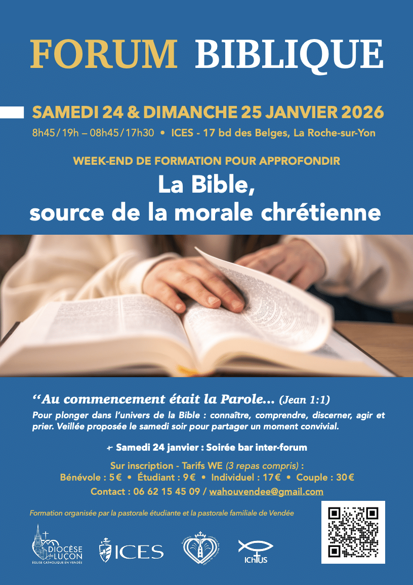 Affiche forum biblique 2026